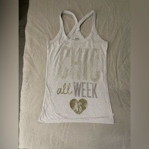 Victoria Secret Supermodel Essentials Bling Tank XS